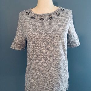 LOFT jeweled sweatshirt